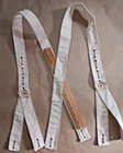 Civil War Handsewn Suspender Confederate Union WHITE DRILL 100% Cotton