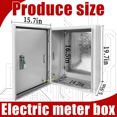 Control Cabinet Empty Industrial Enclosure Carbon Steel IP65  50x40x15cm
