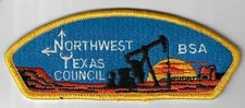 Northwest Texas Council BSA CSP YELLOW Border S1a [TX-1598]