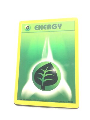 GRASS ENERGY - 99/102 - Base Set - Pokemon Card - PL