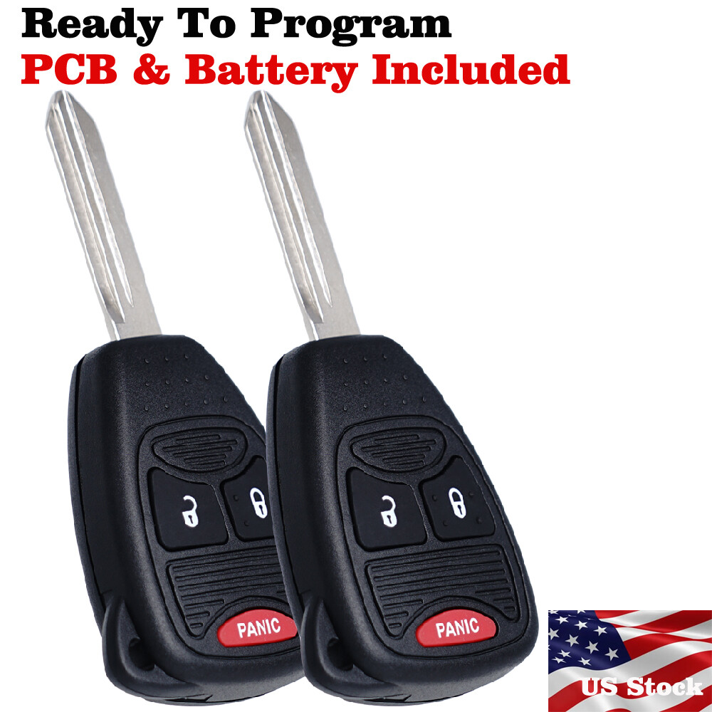 Original OEM Jeep Remote Key Keyless Entry Transmitter Fob Uncut In New Shell EB - Foto 6