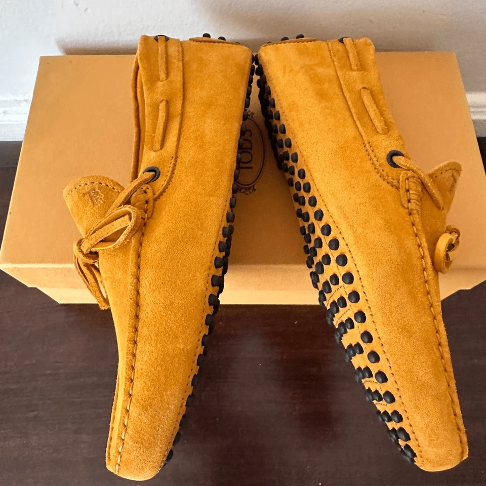 Hombre Tod’s Top Grano Gamuza Cuero Conducción Hombre Mocasín US 5,5 - EU37 1/5-38 Foto 4 de 4