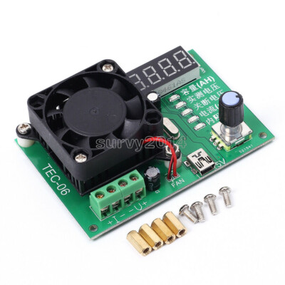 16W Electric Load Max 500AH LED Display TEC-06 Battery Capacity Tester w/ Fan