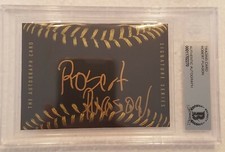 ROBERT PUASON Signature Card AUTO signed BAS Beckett Authentic GOLD Full sig