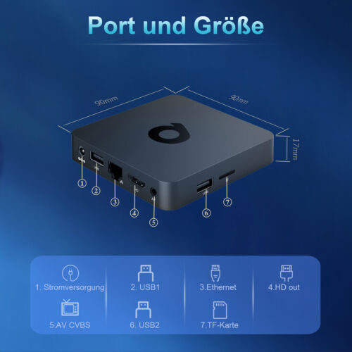 2025 Android 14.0 Smart TV BOX 64GB 32 GB WIFI6 Sieciowy odtwarzacz multimedialny Octa Core - Zdjęcie 22 z 121