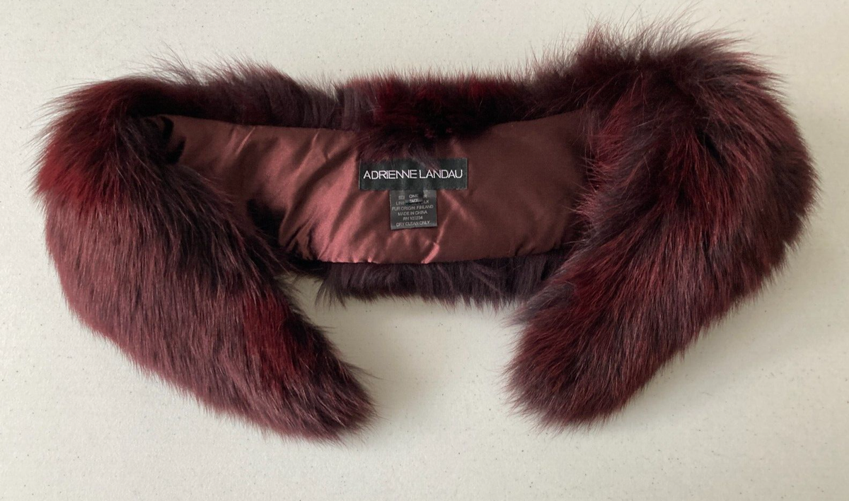 Adrienne Landau Fur Headband Adrienne Landau Faux Fur Balaclava Hat main image 3