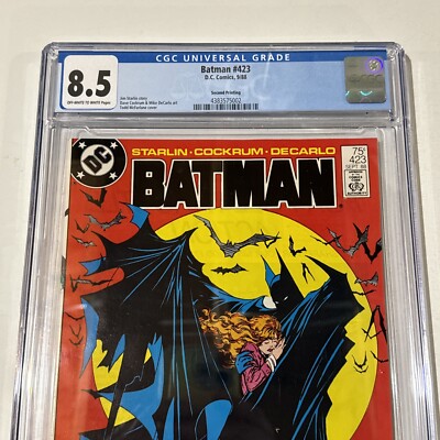 Batman #423 - CGC 8.5 OW/WP - D.C. Comics - McFarlane Cover - 2nd