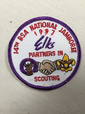 1997 National Jamboree Elks Partner BSA JSP Patch