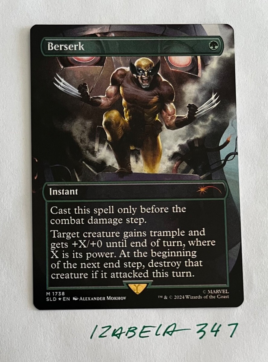 MTG Berserk RAINBOW FOIL Secret Lair x MARVEL #1738 NM/M | eBay