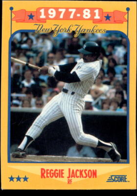 1988 Score #502 Reggie Jackson