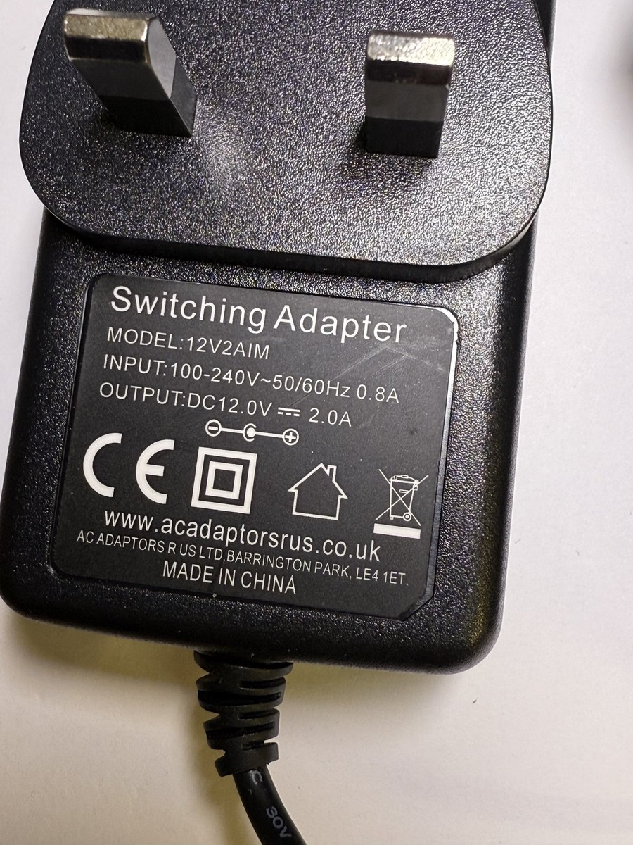Top Chargeur * Adaptateur Secteur Alimentation Chargeur 12V pour Remplacement Invcy IVP1200-2500G Top Chargeur * Adaptateur Secteur Alimentation Chargeur 12V pour Remplacement Invcy IVP1200-2500G