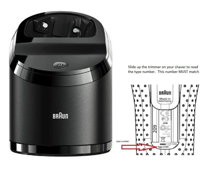 Braun Clean & Charge Base Type 5430 for Series S9-3(type 5793