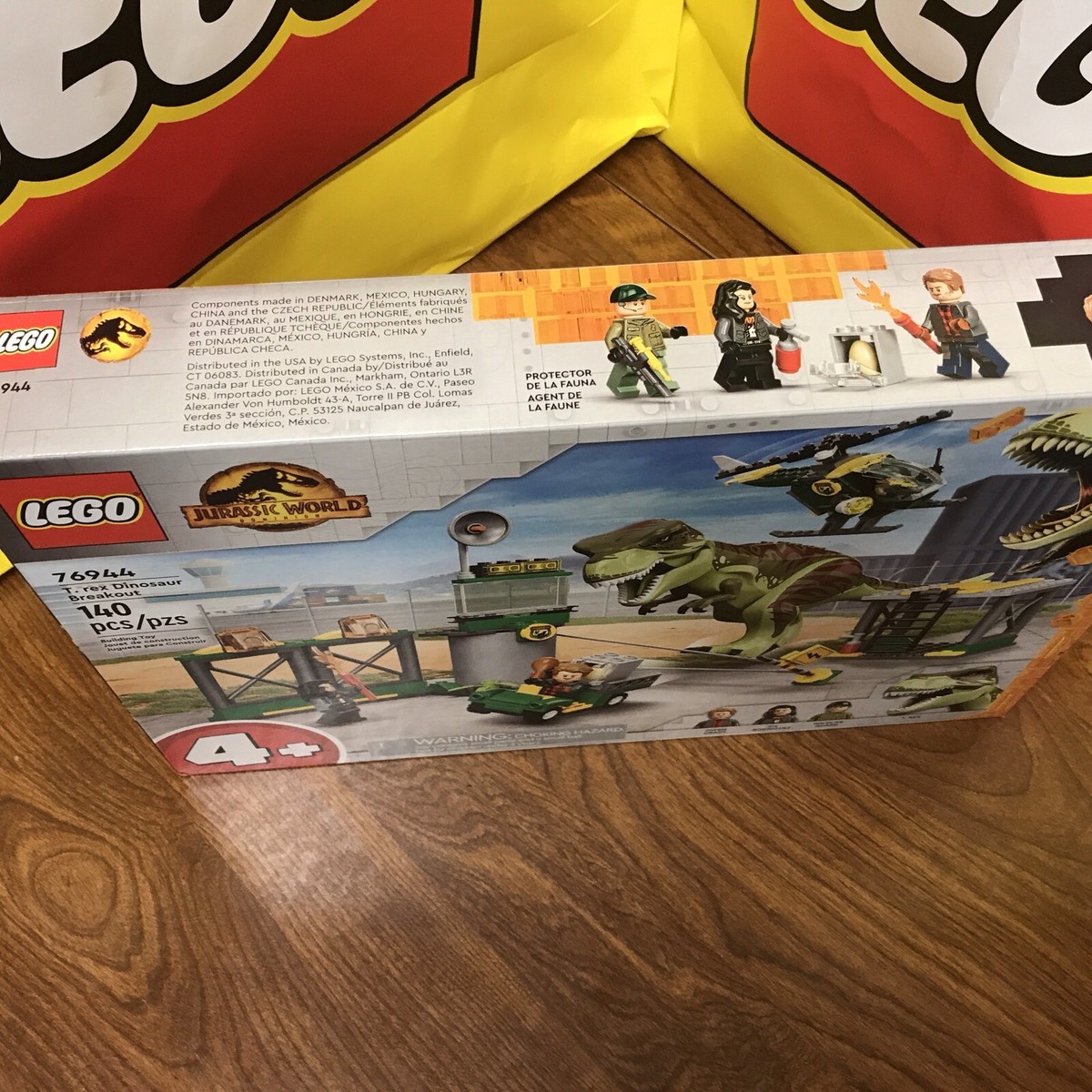 LEGO Jurassic World T. rex Dinosaur Breakout 76944 Building Toy