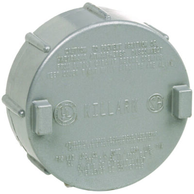 GECBC Killark Aluminum GEC Blank Cover NEW INVENTORY