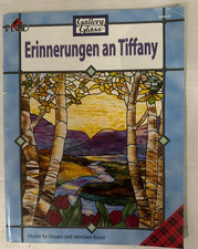 Plaid Tiffany Stained Glass Windows Pattern Paperback Book Framed Art German ed.