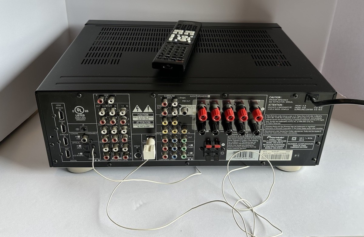 Pioneer VSX 819H 5.1 Channel 110 Watt Receiver for sale online | eBay