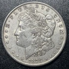 1878-p Morgan Silver Dollar 8TF 8 Tail Feathers Choice XF+/AU