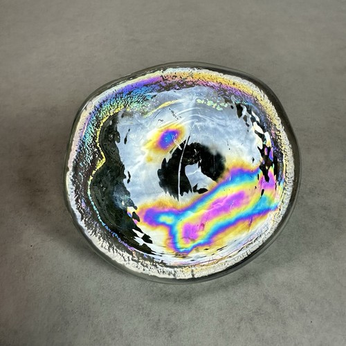 Vintage Wheaton irisierender Glas Frosch Briefbeschwerer 2”x 3” - Bild 5 von 5