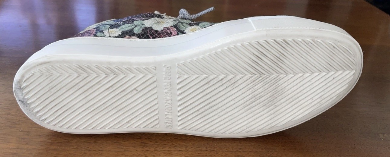 P448 Floral Python-Embossed Platform sneakers (Wo… - image 17