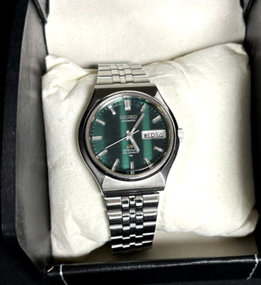 Seiko 5216-7040 Automatic Men's Watch LM Special Green Dial 23