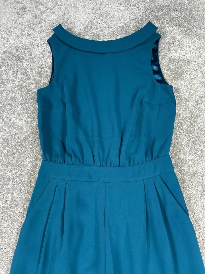 Boden Jumpsuit Womens 4 Blue Wide Leg New - Image 2 of 4