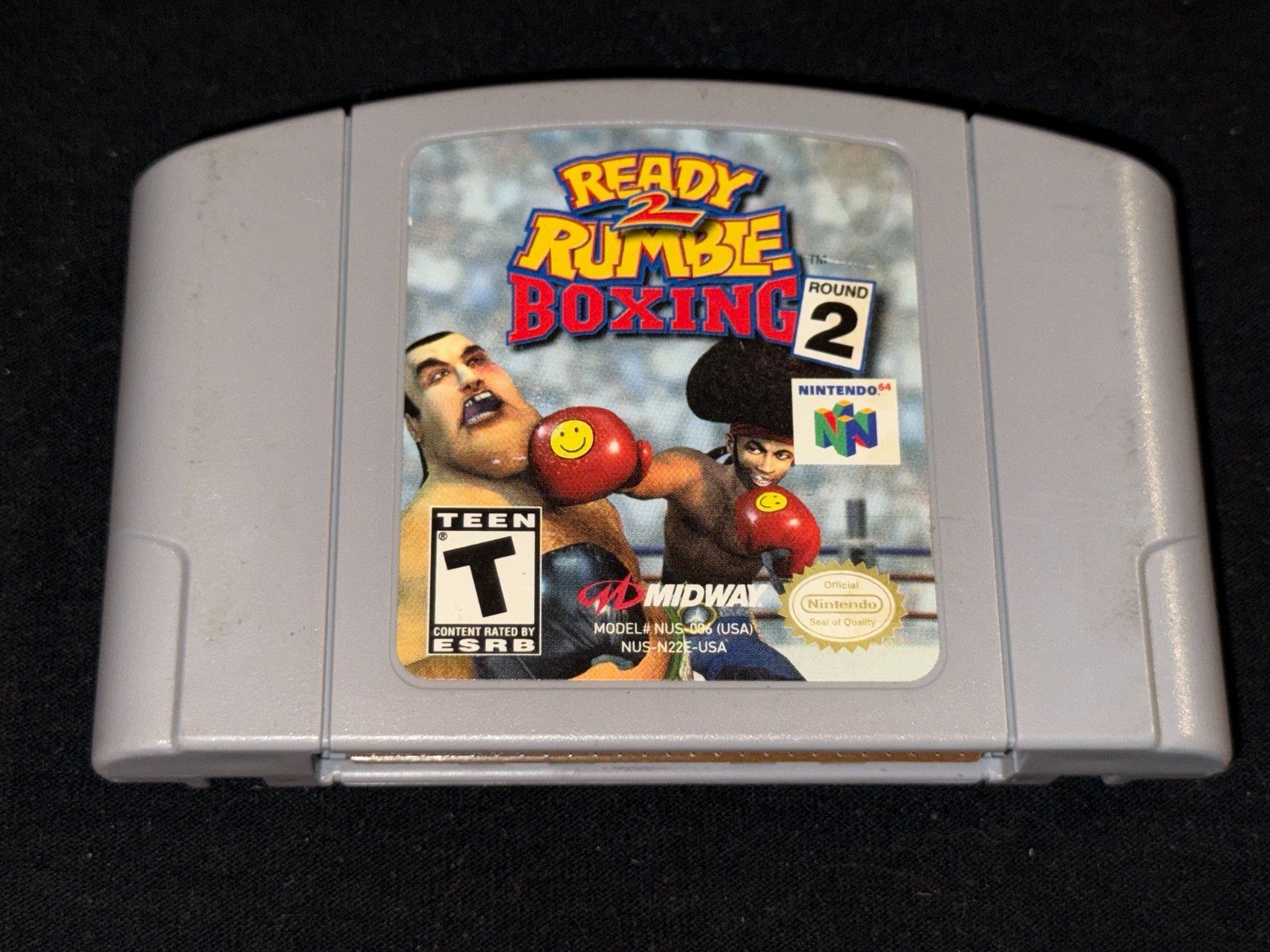 Ready 2 Rumble Boxing: Round 2 (Nintendo 64, 2 Cleaned / Tested / Authentic N64