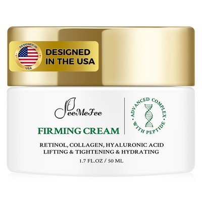 Neck Firming Cream, Anti Aging Wrinkle Cream with AH-8, Retinol, Collagen, & ...