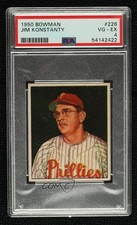 1950 Bowman Jim Konstanty (No Copyright) #226 PSA 4 9cx