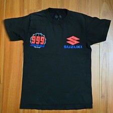RARE Juice WRLD x Suzuki SS 999 Shirt Small Dark Navy Blue Made In USA