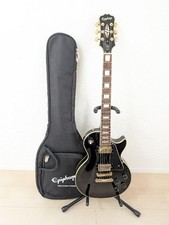 Electric Guitar Epiphone Les Paul Custom PRO Black Grover Tuners S/N EE061211837