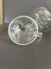 Disney Mickey Mouse Double Wall Glass Coffee mugs 10oz By Joyjolt -Free Shipping