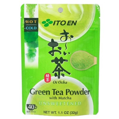 ITO EN Instant Grünteepulver mit Matcha 32g Green Tea Powder with Matcha