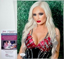 Smokeshow Scarlett Bordeaux Signed WWE 8x10 Photo Authentic Autograph JSA COA