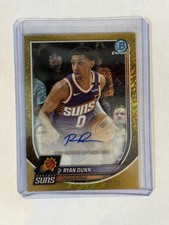 2025-26 Bowman Basketball Ryan Dunn Auto Gold Shimmer Refractor /50 #BCA-RU
