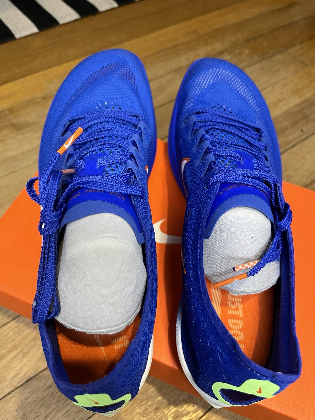 Size 10.5 - Nike ZoomX Dragonfly Racer Blue White image 2
