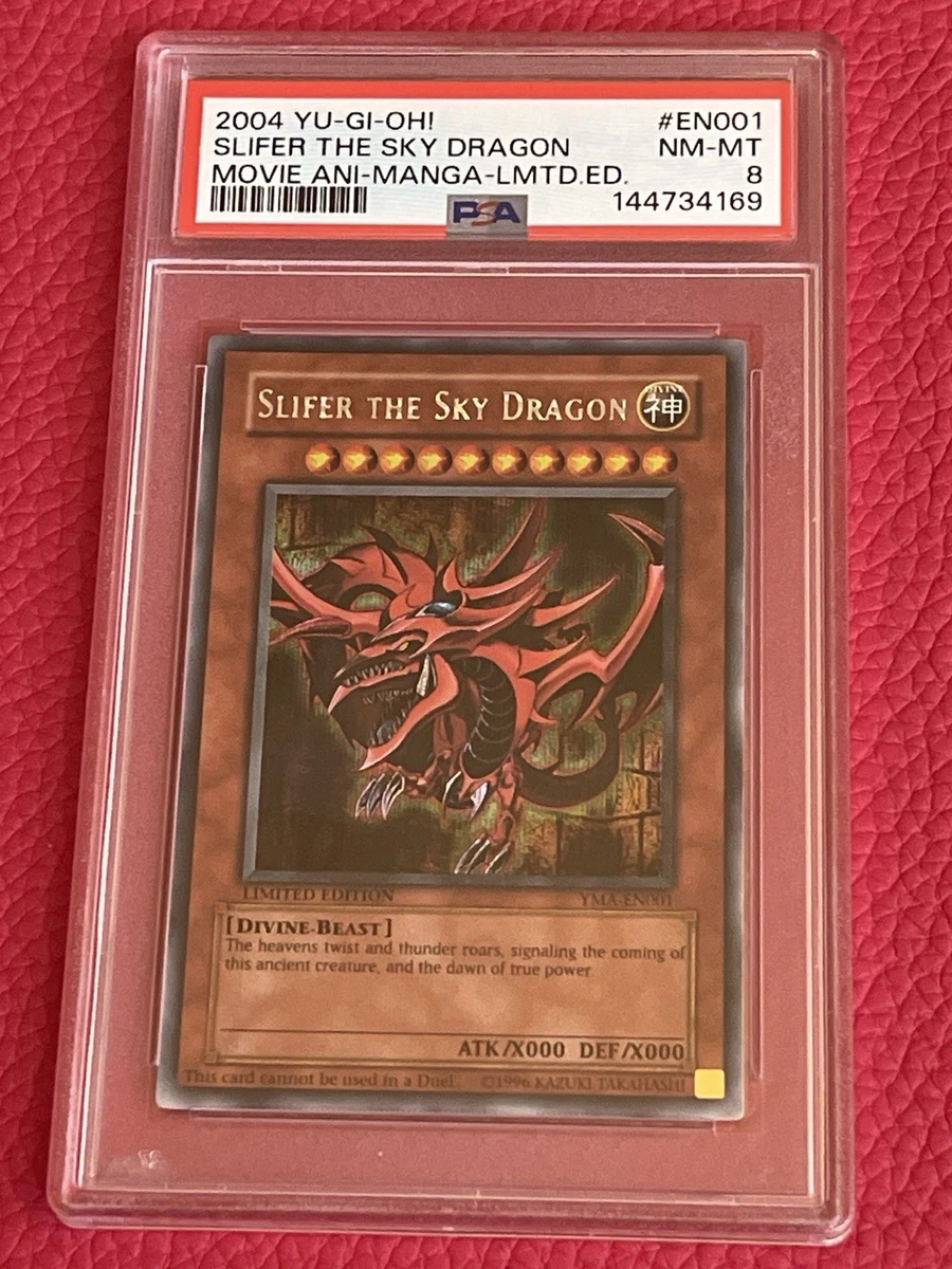 2000 スライフ・ザ・スカイ・ドラゴン グレード PSA 8 Slifer The Sky Dragon Yu-Gi-Oh! TCG Professional Sports