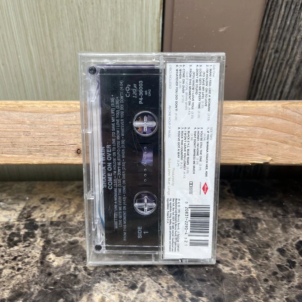 Shania Twain Come On Over Cassette Tape Mercury Records 1997 NEW SEALED - Image 2 of 4