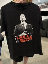 WWE LIKE A BOSS MR. MCMAHON SIZE MENS Medium Authentic M