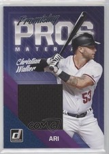 2018 Panini Donruss Promising Pros Materials Christian Walker #PPM-CW sh7