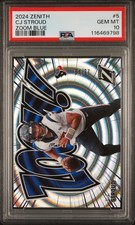 2024 PANINI ZENITH ZOOM BLUE #5 CJ STROUD 23/49 PSA 10