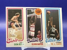 1980-81 Topps #35/190/242 - Don Buse/Elvin Hayes/M.L. Carr