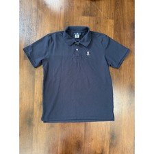 Psycho Bunny Classic Pique Polo Shirt Navy Sz 6 Large Embroidered Logo Preppy