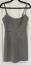 Urban Outfitters Checker Black And White Dress Size S