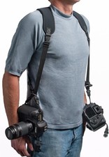 Dual Camera Harness   Neoprene Shoulder Harness for Two Cameras  Comfortable...