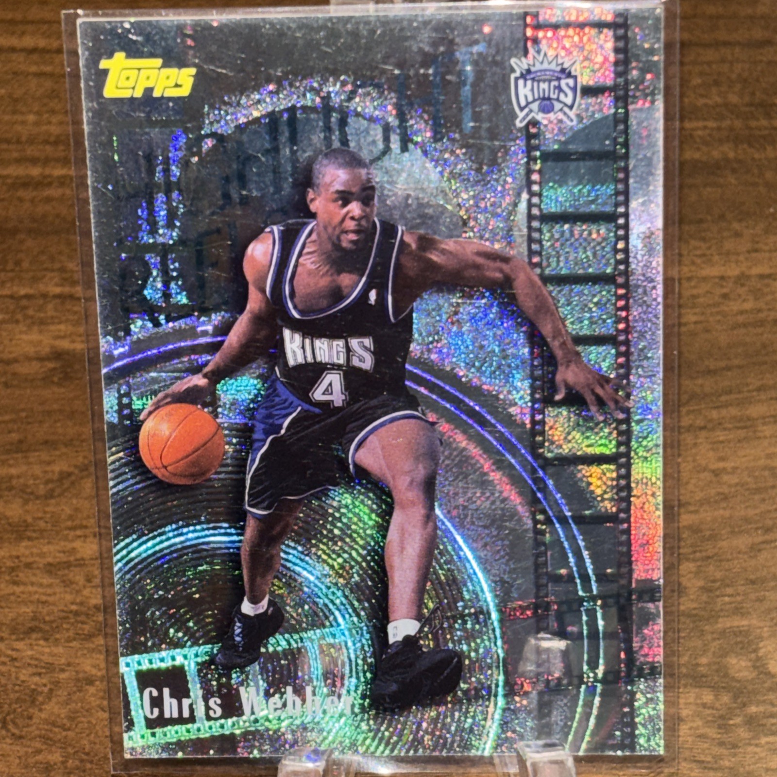 1999-2000 Topps Chrome #HR5 Highlight Reel Chris Webber Refractor Card EX/NM