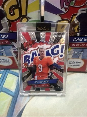 2025 Wild Card Comix Joe Burrow 1/5 NFL Card Pack Fresh mit Plastikhülle