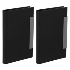 2 Pcs Magnetic Business Card Box Organizer Case Gift for Professionals