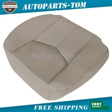 Driver Bottom Replacement Leather Seat Cover Tan Fits 2003-06 Cadillac Escalade