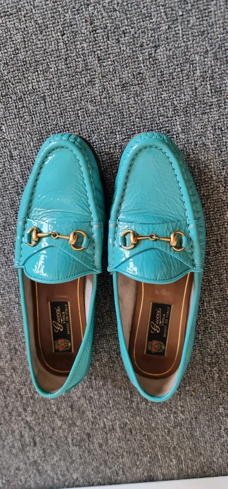 Authentic Gucci Loafers Luxury Italian Leather Shoes-image