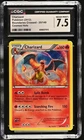 CGC 7.5 CHARIZARD 20 BOUNDARIES CROSSED EXLUSIVE COSMOS HOLO POKEMON